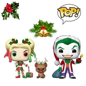FUNKO POP DC Holiday Joker & Harley Quinn Set